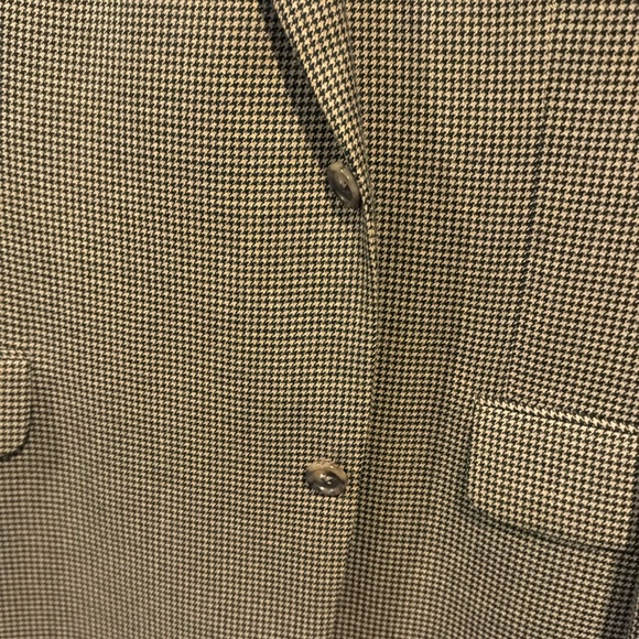 Mark Shale Cashmere Houndstooth Blazer/ Sport Coat -46L - Picture 4 of 7